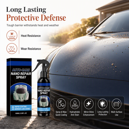 🚗 LIMITED-TIME 50% OFF! ✨ Car Nano Coating Repair Spray – Hydrophobic, Gloss Boost, Scratch Restore 💦