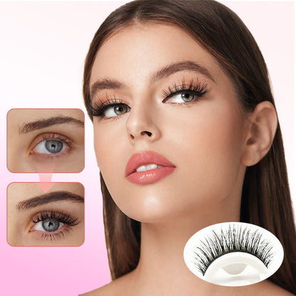 ✨ 50% OFF! Reusable Self-Adhesive Lashes – Lightweight Natural Curl & Eyeliner Effect, No Extra Glue Needed 💄❤️