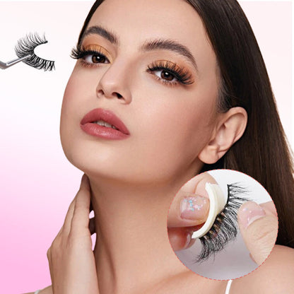 ✨ 50% OFF! Reusable Self-Adhesive Lashes – Lightweight Natural Curl & Eyeliner Effect, No Extra Glue Needed 💄❤️