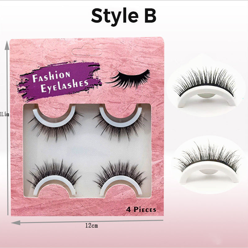 ✨ 50% OFF! Reusable Self-Adhesive Lashes – Lightweight Natural Curl & Eyeliner Effect, No Extra Glue Needed 💄❤️