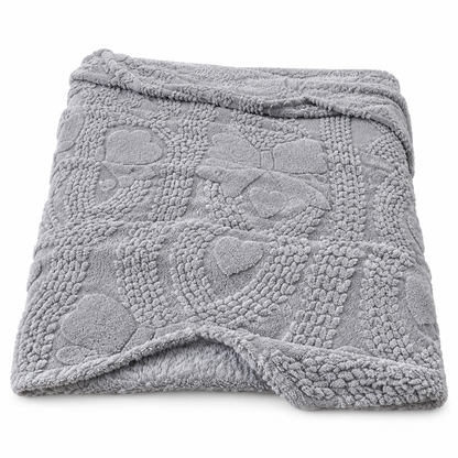 📢📢 50% OFF❄️Soft Plush Jacquard Blanket – Double-Sided Cozy Warmth for Sofa, Bed & Couch