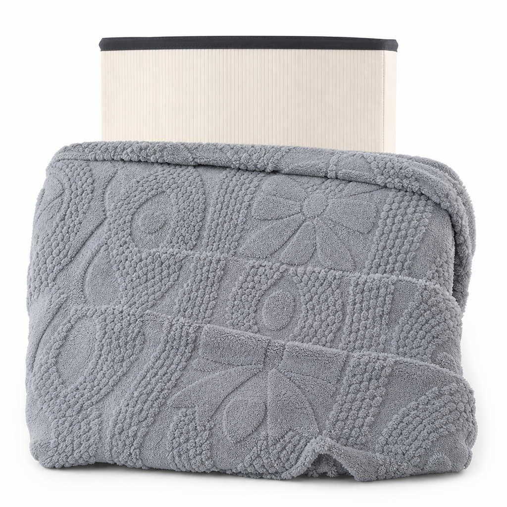 📢📢 50% OFF❄️Soft Plush Jacquard Blanket – Double-Sided Cozy Warmth for Sofa, Bed & Couch