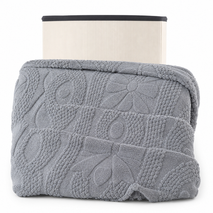 📢📢 50% OFF❄️Soft Plush Jacquard Blanket – Double-Sided Cozy Warmth for Sofa, Bed & Couch