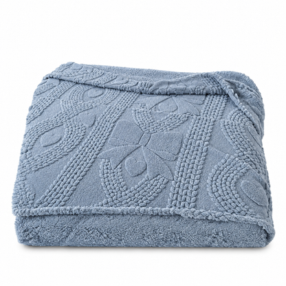 📢📢 50% OFF❄️Soft Plush Jacquard Blanket – Double-Sided Cozy Warmth for Sofa, Bed & Couch