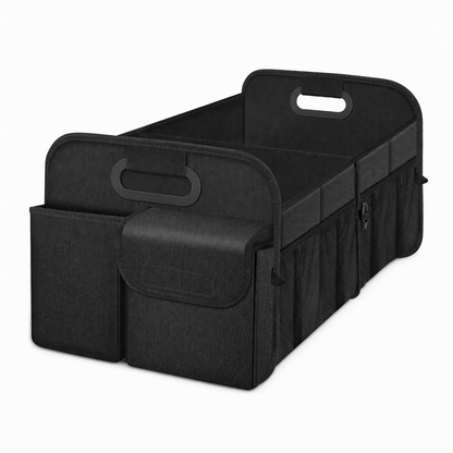 🔥 50% OFF 🚗 Large-Capacity Waterproof Foldable Car Trunk Organizer – Collapsible Storage Box for SUV & Sedan 🧳✨