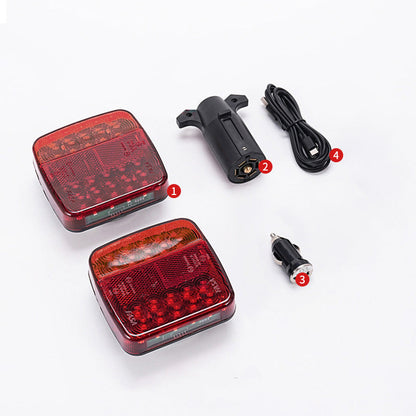 Wireless Magnetic LED Trailer Tail Light Kit