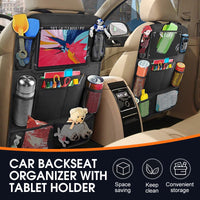 Car Backseat Organizer with Tablet Holder