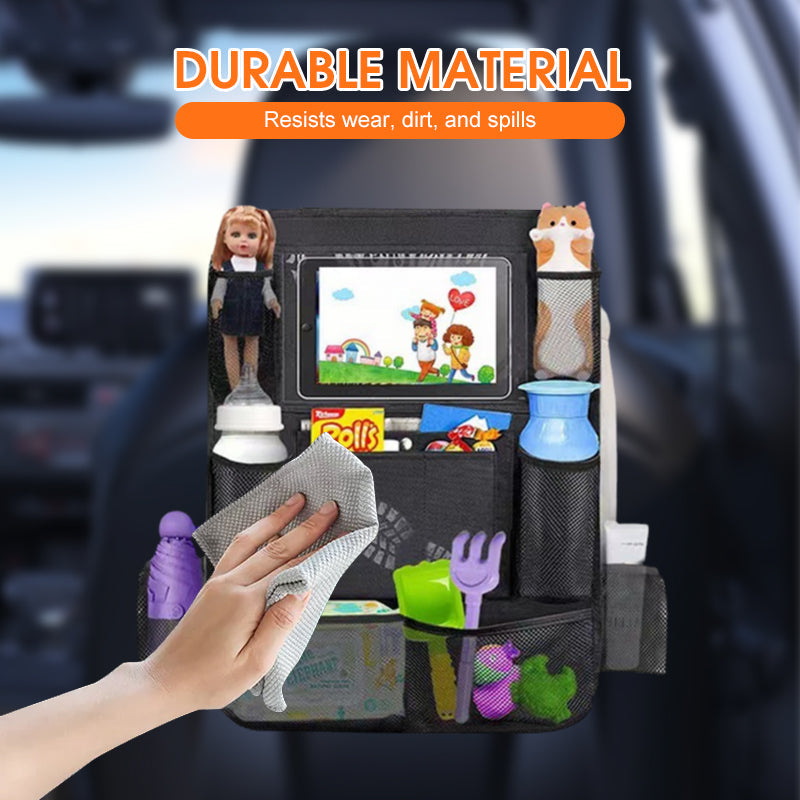 Car Backseat Organizer with Tablet Holder