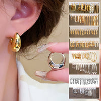 Classic Geometric Earrings 6-Piece Set