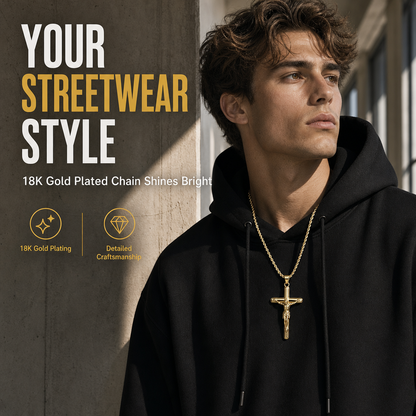 ✨Portrait Cross Pendant Necklace for Men and Women