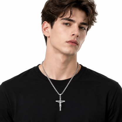 ✨Portrait Cross Pendant Necklace for Men and Women
