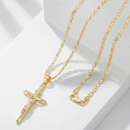 ✨Portrait Cross Pendant Necklace for Men and Women