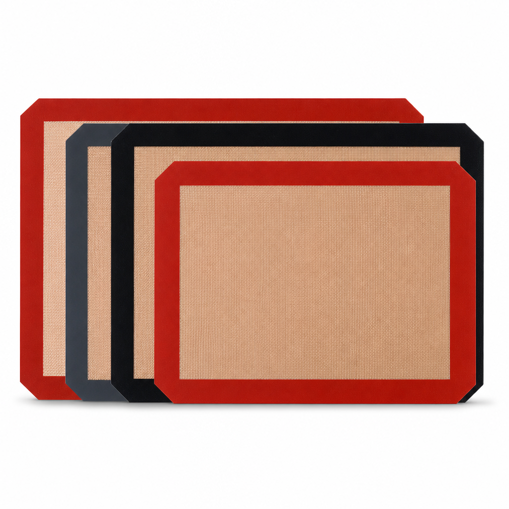 Non Stick Silicone Baking Mat Heat Resistant Fiberglass Oven Liner Sheet for Macarons and Pastry