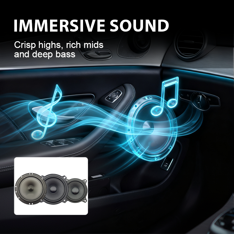 🎶📢High-Fidelity Hidden Mount Design Car Speakers