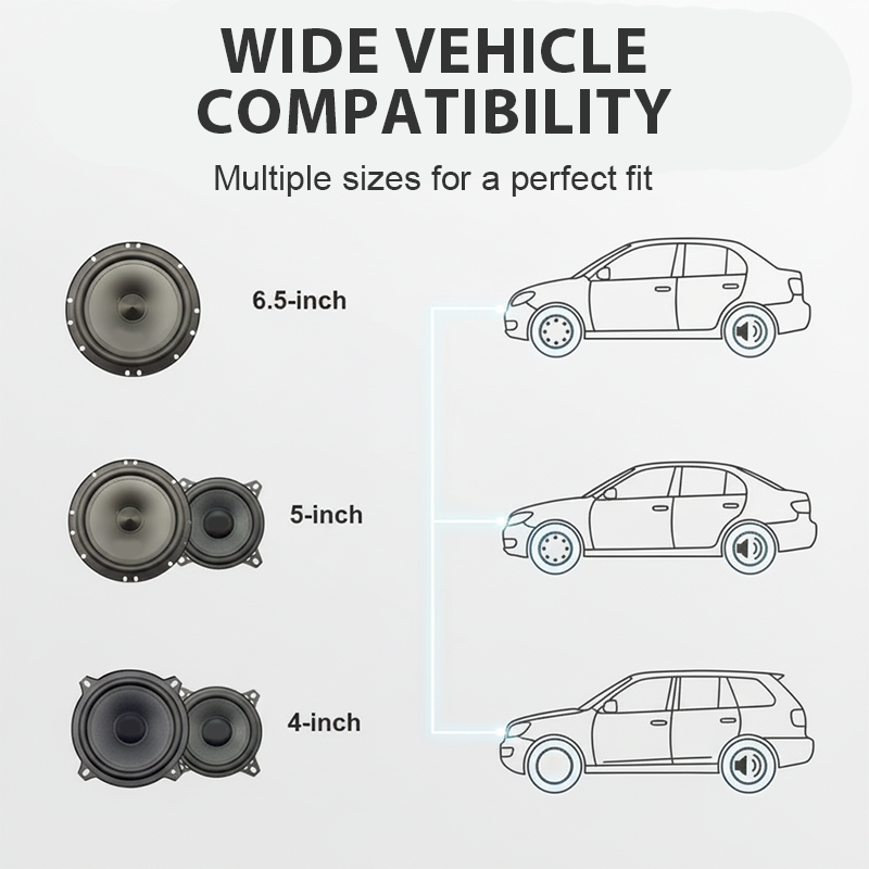 🎶📢High-Fidelity Hidden Mount Design Car Speakers