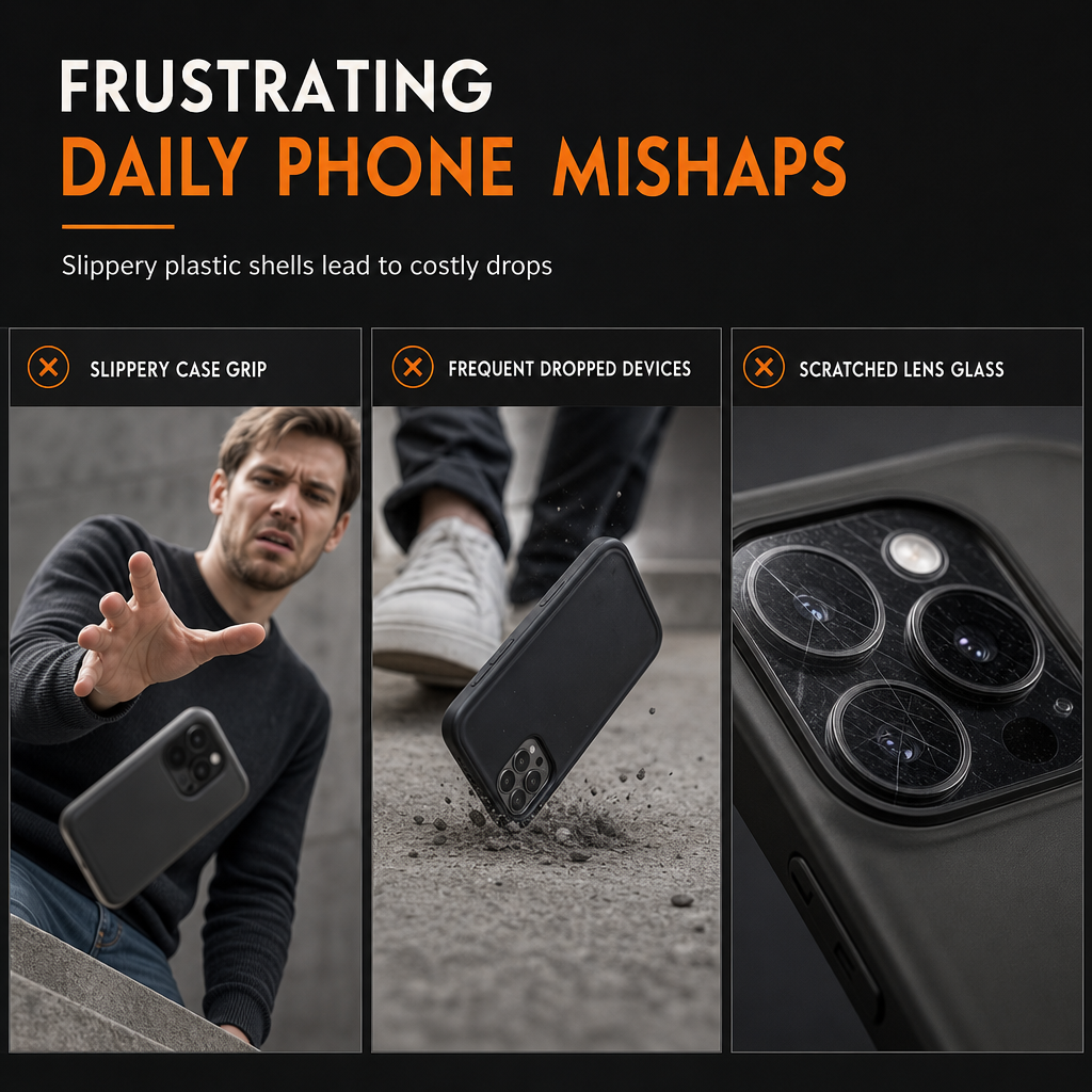 📢📢 50% OFF🧲 Magnetic Woven Phone Case – Textured Grip & Shock-Absorbing Protection for Everyday Use