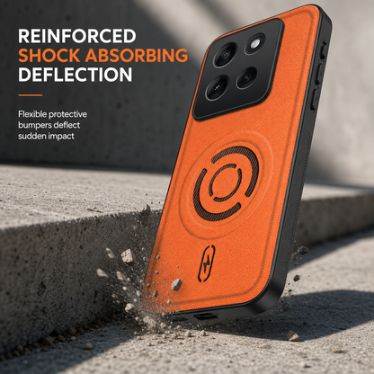 📢📢 50% OFF🧲 Magnetic Woven Phone Case – Textured Grip & Shock-Absorbing Protection for Everyday Use