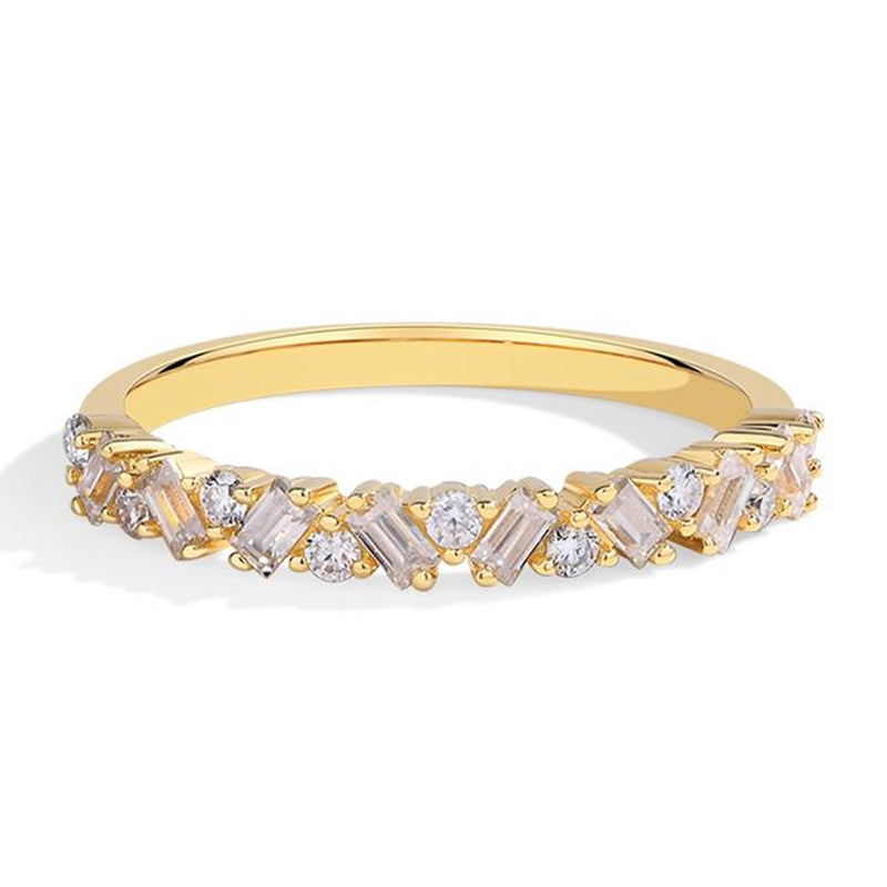 📢📢50% OFF !! ⏰Elegant Sparkling Cubic Zirconia Ring