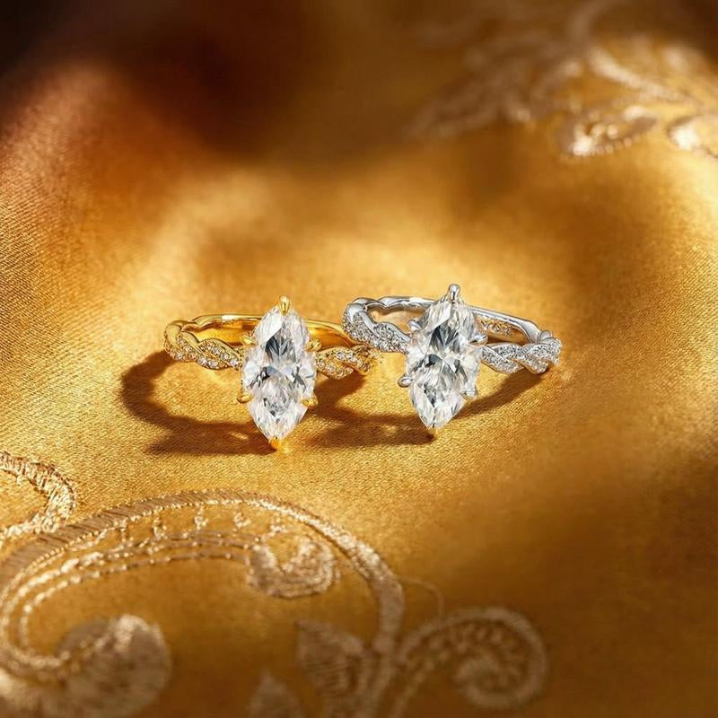 📢📢50% OFF !! ⏰Elegant Sparkling Cubic Zirconia Ring