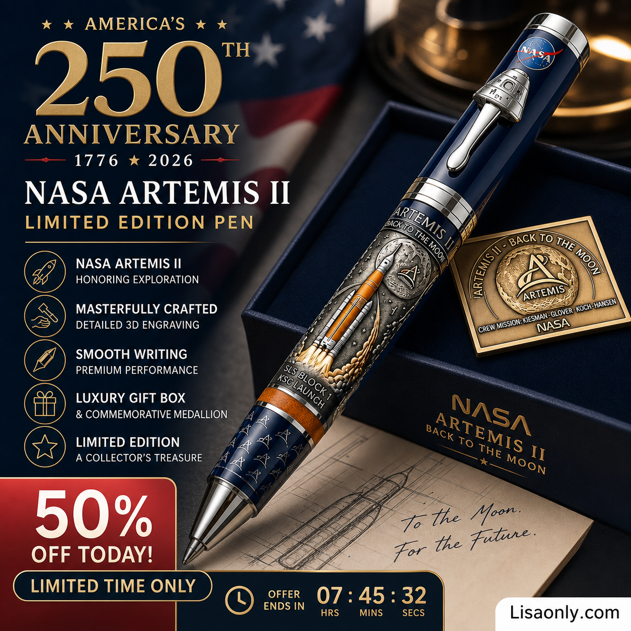 🔥Only 2,500 Exist. Yours Could Be #1.🔥250th U.S. Anniversary Pen