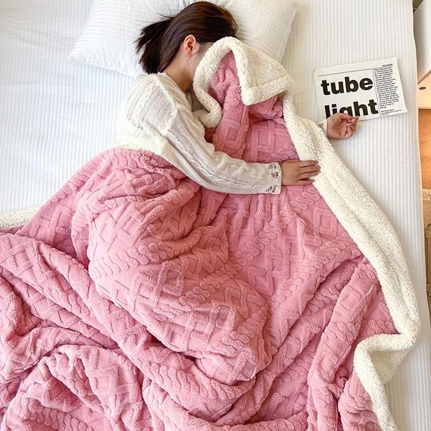 Thickened Imitation Cashmere Throw Blanket（50% OFF）