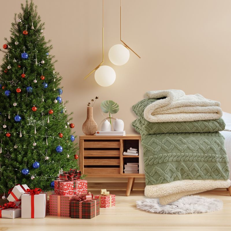 Thickened Imitation Cashmere Throw Blanket（50% OFF）