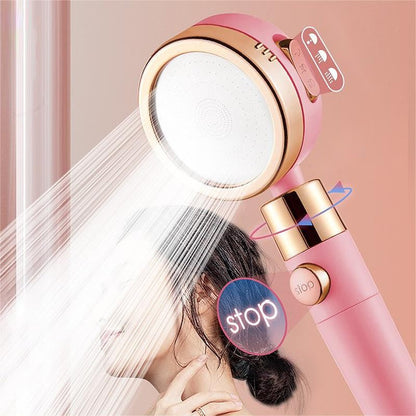 High-Pressure Handheld Showerhead with Filter Cartridges（50% OFF）