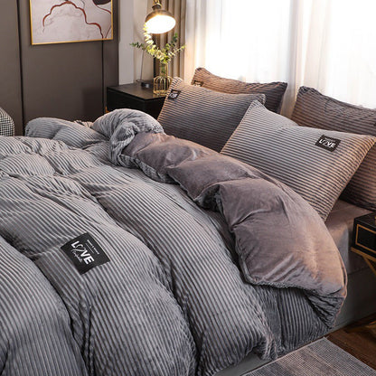 🔥Free shipping🔥 Luxury Soft Solid Color Bedding 4-pices-Set（50% OFF）